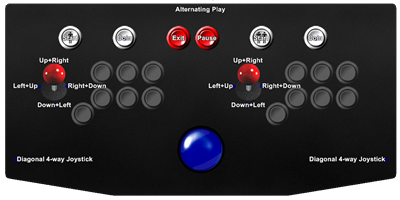Q*bert's Qubes - Arcade - Controls Information Image