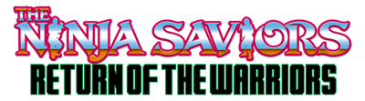 The Ninja Saviors: Return of the Warriors - Clear Logo Image