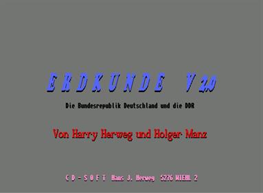 Erdkunde 1 - Screenshot - Game Title Image