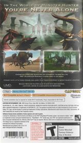 Monster Hunter: Freedom Unite - Box - Back Image