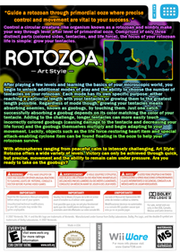 Art Style: ROTOZOA - Box - Back Image