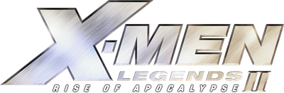 X-Men Legends II: Rise of Apocalypse - Clear Logo Image
