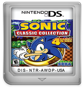 Sonic Classic Collection - Fanart - Cart - Front