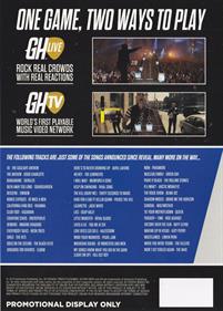 Guitar Hero Live - Box - Back Image