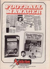 Football Manager - Advertisement Flyer - Front Image