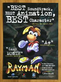 Rayman - Advertisement Flyer - Front Image
