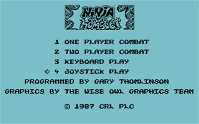 Ninja Hamster - Screenshot - Game Select Image