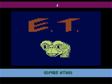 E.T. the Extra-Terrestrial - Screenshot - Game Title Image