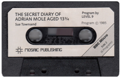 The Secret Diary of Adrian Mole Aged 13¾ - Cart - Back Image