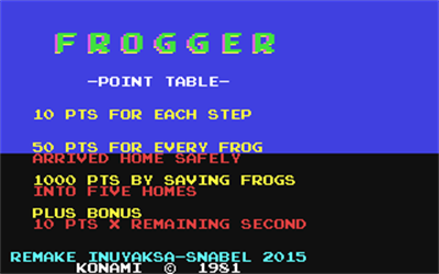 Frogger Arcade - Screenshot - Game Title Image
