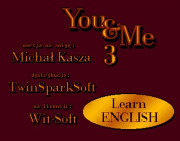 You & Me: Learn English 3  - Screenshot - Game Title Image