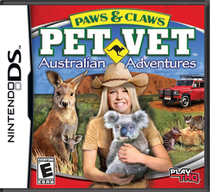 Paws & Claws: Pet Vet: Australian Adventures - Box - Front - Reconstructed Image