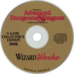Advanced Dungeons & Dragons: Collector's Edition - Disc Image