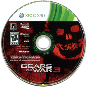 Gears of War 3 - Disc Image