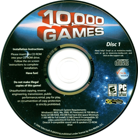 10,000 Games (2006) - Disc Image