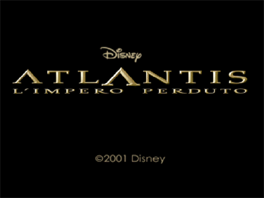 Disney's Atlantis: The Lost Empire - Screenshot - Game Title Image