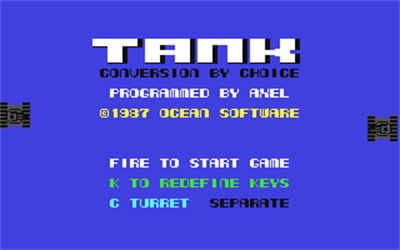 Tank (Ocean/Data East) - Screenshot - Game Title Image