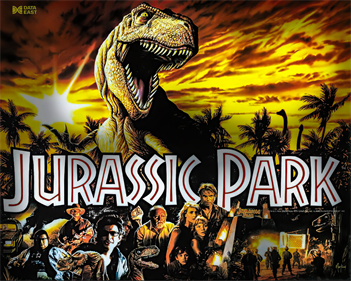 Jurassic Park (Data East) - Arcade - Marquee Image