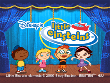 Disney's Little Einsteins - Screenshot - Game Title Image