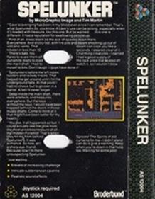 Spelunker - Box - Back Image