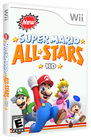 New Super Mario All-Stars HD - Box - 3D Image
