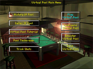 Virtual Pool - Screenshot - Game Title Image