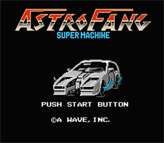 Astro Fang: Super Machine - Screenshot - Game Title Image