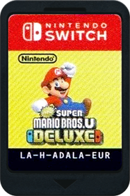 New Super Mario Bros. U Deluxe - Cart - Front Image