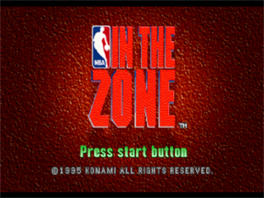 NBA In the Zone - Screenshot - Game Title Image