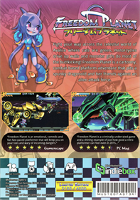 Freedom Planet - Box - Back Image