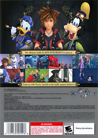 Kingdom Hearts HD 2.8 Final Chapter Prologue - Fanart - Box - Back Image
