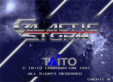 Galactic Storm - Screenshot - Game Title Image