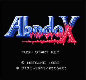 Abadox: The Deadly Inner War - Screenshot - Game Title Image
