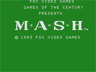 M.A.S.H. - Screenshot - Game Title Image