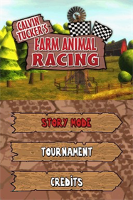 Calvin Tucker's Redneck: Farm Animal Racing Tournament - Screenshot - Game Title Image