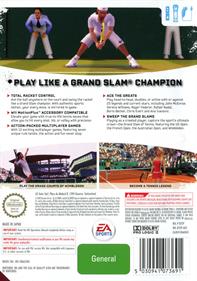 Grand Slam Tennis - Box - Back Image