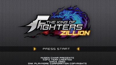 The King of Fighters Zillion - Screenshot - Game Title Image