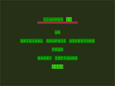 Scanner 13 - Screenshot - Game Title Image