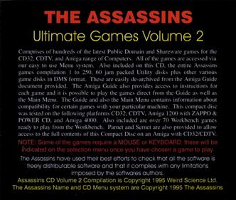 Assassins 2: Ultimate Games No. 2 - Box - Back Image