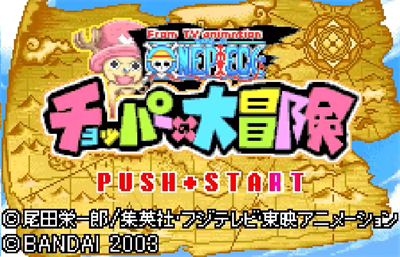 From TV Animation One Piece: Chopper no Daibouken - Screenshot - Game Title Image