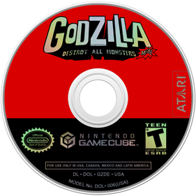 Godzilla: Destroy All Monsters Melee - Disc Image