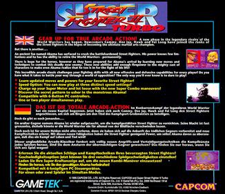 Super Street Fighter II Turbo - Box - Back Image