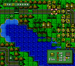 Super Famicom Wars - Screenshot - Gameplay Image