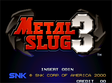 Metal Slug 3 - Screenshot - Game Title Image