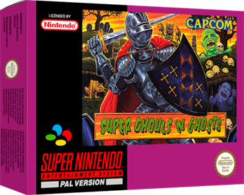 Super Ghouls 'n Ghosts - Box - 3D Image