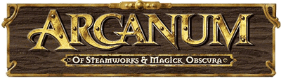 Arcanum: Of Steamworks & Magick Obscura - Clear Logo Image