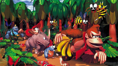 Donkey Kong Country: Blockbuster World Video Game Championship II - Fanart - Background Image