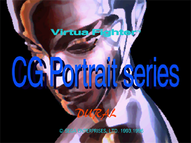 Virtua Fighter CG Portrait Series The Final: Dural - Screenshot - Game Title Image