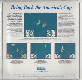 The Official America's Cup Sailing Simulation - Box - Back Image