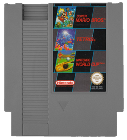 Super Mario Bros. / Tetris / Nintendo World Cup - Cart - Front Image
